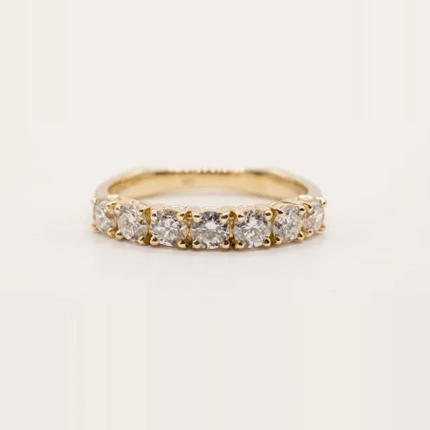 Lab-grown diamond half eternity ring ALVI