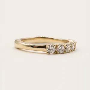 Lab-grown diamond half eternity ring ALVI