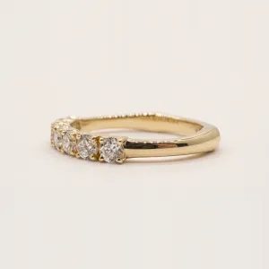 Lab-grown diamond half eternity ring ALVI