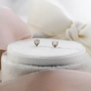 Gold earrings with morganite MAY Thumbnail