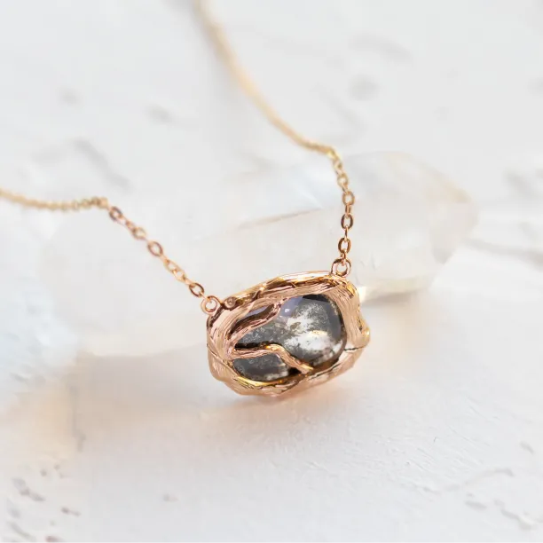 Vintage náhrdelník se salt and pepper diamantem TREASURE Image