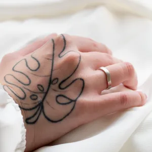 Matné nepravidelné snubní prsteny ELISE Thumbnail