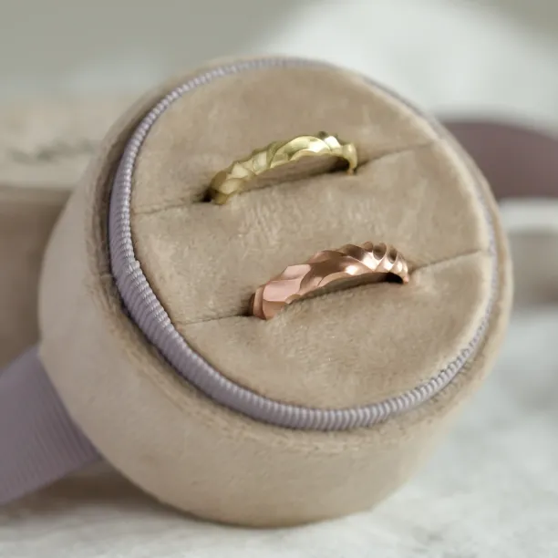 Original engraved wedding rings ROCK Image