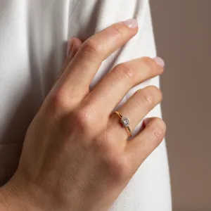 Lab-grown diamond vintage ring MANNA