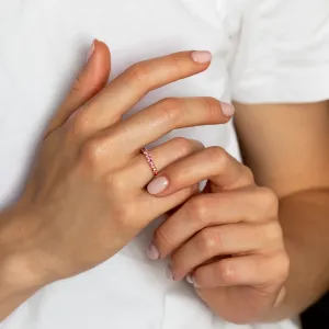 Originální prsten s barevnými safíry MOSAIC