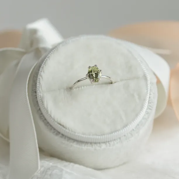 Gold ring with lemon quartz SORRENTO Image