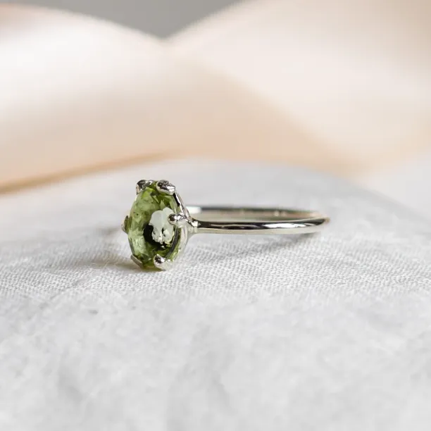 Gold ring with lemon quartz SORRENTO Image