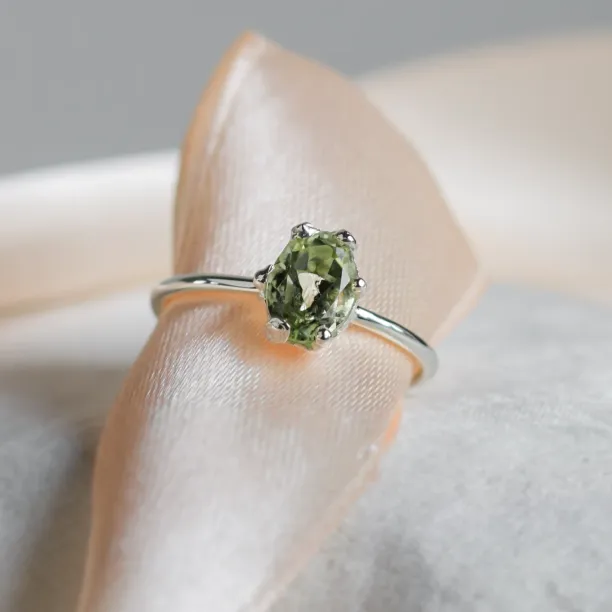 Gold ring with lemon quartz SORRENTO Image