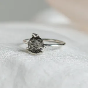 Organic ring with rutilated quartz ODIN Thumbnail
