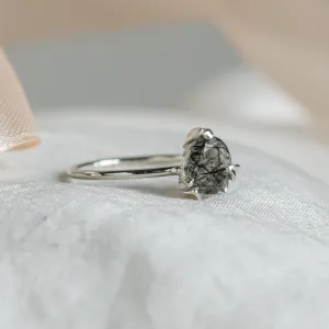 Organic ring with rutilated quartz ODIN Thumbnail