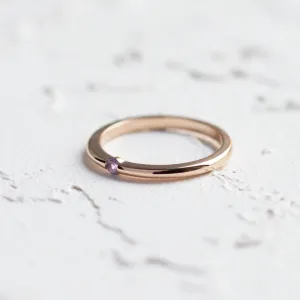 Lavender sapphire ring HAIMEE Thumbnail