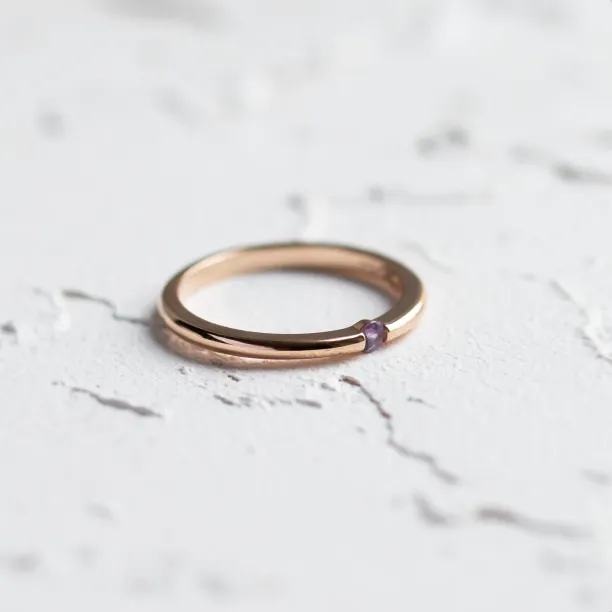 Lavender sapphire ring HAIMEE Image