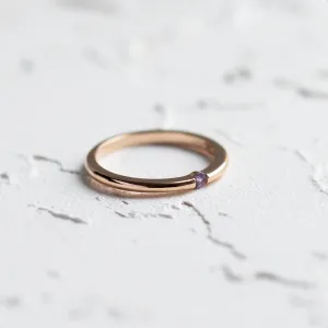 Lavender sapphire ring HAIMEE Thumbnail