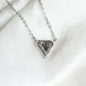 Zlatý náhrdelník se superman salt and pepper diamantem CANBERRA Thumbnail