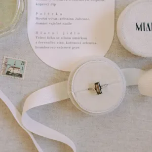 Smoky quartz in gold diamond ring FUME Thumbnail