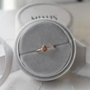 Unique peach lab-grown diamond engagement ring PAM Thumbnail