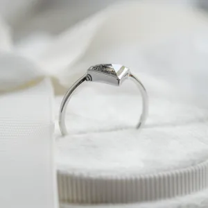 Zlatý prsten se superman salt and pepper diamantem HERO Thumbnail