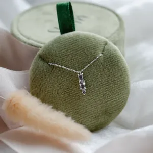 Minimalistický náhrdelník se třemi diamanty salt and pepper TRIP Thumbnail