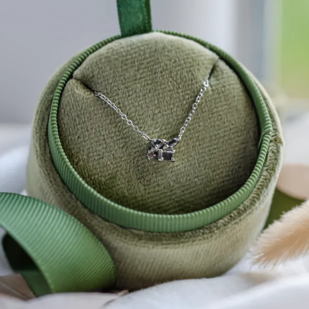 Cluster náhrdelník ze zlata se salt and pepper diamanty VERO Image