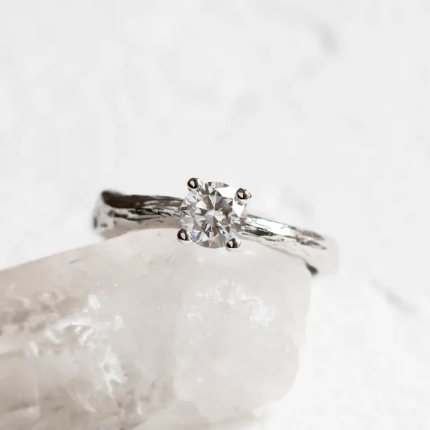 Twig moissanite engagement ring DREMIE Image