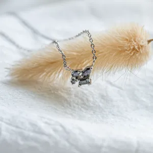 Cluster náhrdelník ze zlata se salt and pepper diamanty VERO Thumbnail