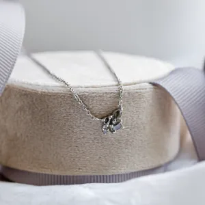 Cluster náhrdelník ze zlata se salt and pepper diamanty VERO Thumbnail