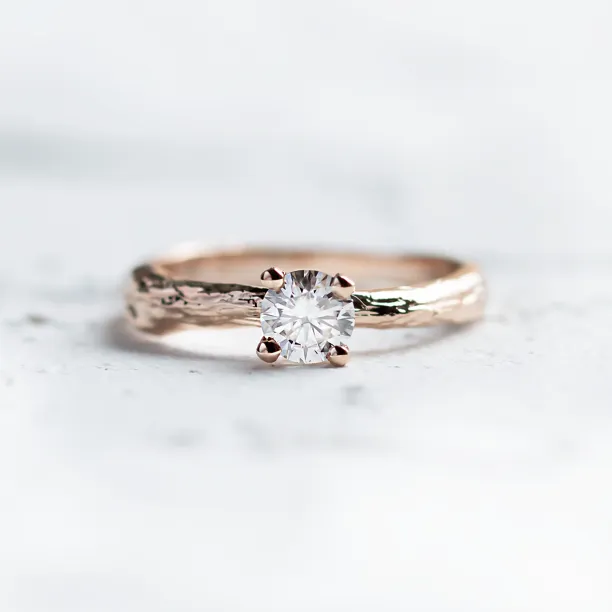 Twig moissanite engagement ring DREMIE Image