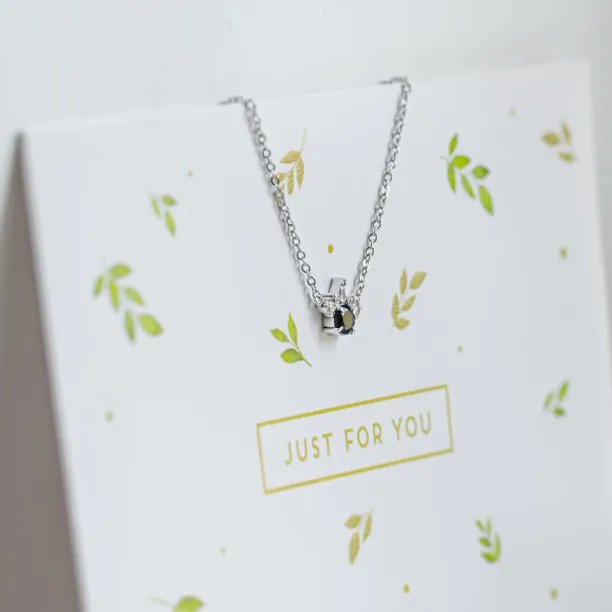 Zlatý náhrdelník s london blue topazem a diamanty LAMBETH Image