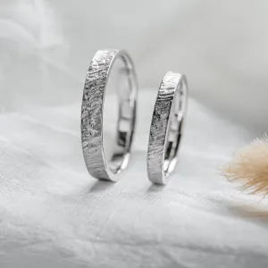 Atypické snubní prsteny s netradičním povrchem TAMPERE Thumbnail