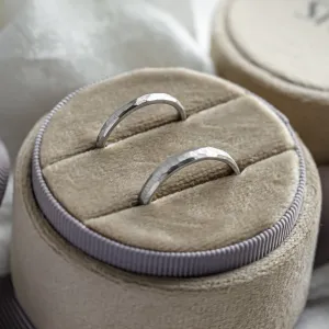 Zlaté tepané snubní prstýnky BERGEN Thumbnail