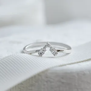 Set of gold rings with salt and pepper diamond ZEQUIN Thumbnail