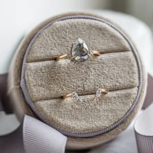 Set prstenů ze zlata se salt and pepper diamanty ELLINGTON Thumbnail