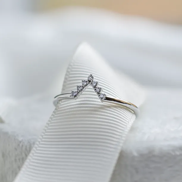 Diamantový vykrojený snubní prsten REGGIANA Image