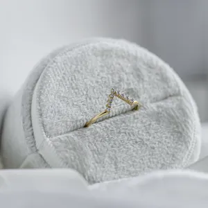 Vykrojený snubní prsten s diamanty REGGIO Thumbnail