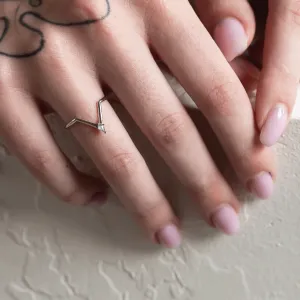 Salt and pepper and classic diamonds gold ring set DIVA Thumbnail