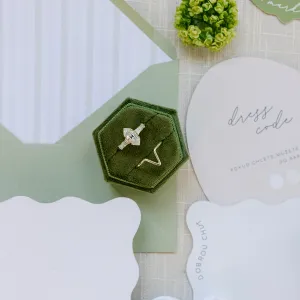 Elegantní prsten s hexagon moissanitem DUKE Thumbnail