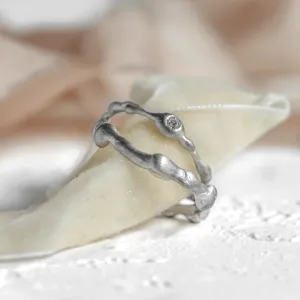 Nepravidelné snubní prsteny s diamantem STIBI Thumbnail