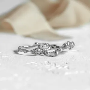 Nepravidelné snubní prsteny s diamantem STIBI