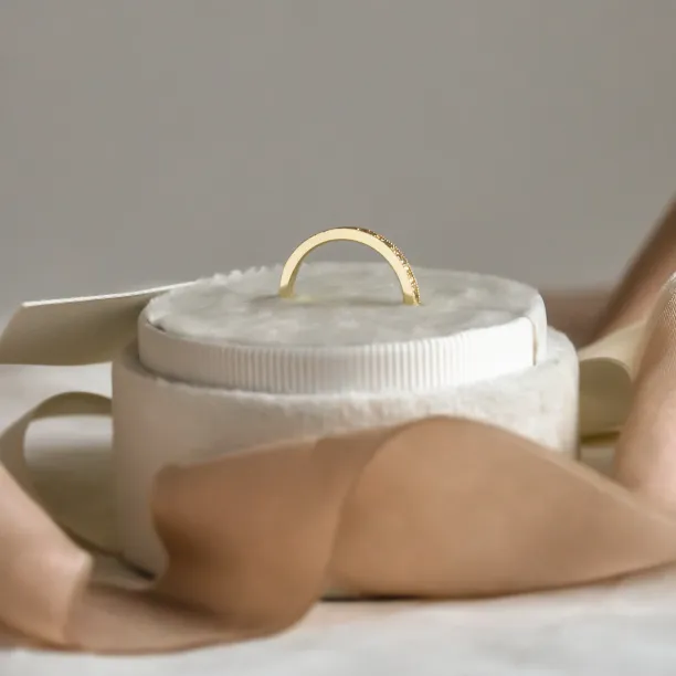 Vintage eternity prsten s diamanty ANTICA Image