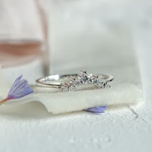 Vykrojený prsten s diamanty ERISILDA