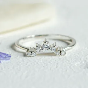 Vykrojený prsten s diamanty ERISILDA