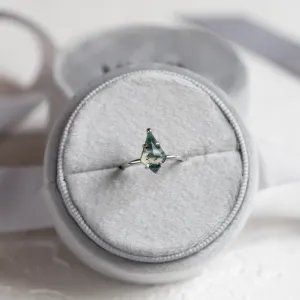 Ring with kite moss agate SAMUEL Thumbnail