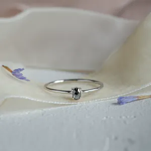 Decent salt'n'pepper diamond ring ORBITAL Thumbnail