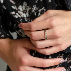 Zlatý eternity prsten s diamanty salt and pepper LAVA Thumbnail