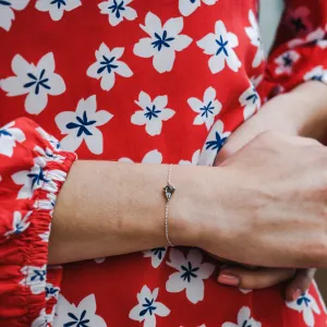 Minimalistický náramek s kite rutilovým křišťálem POLLISIO Thumbnail