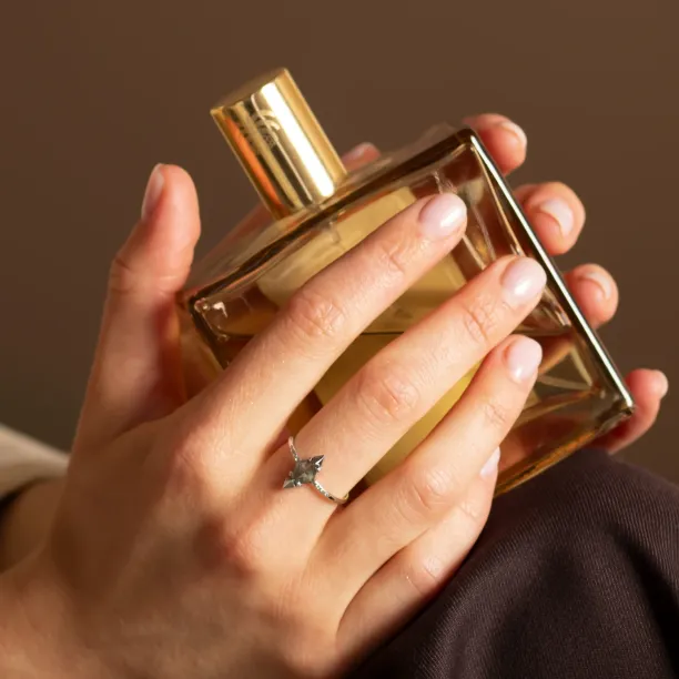 Netradiční zásnubní prsten se salt and pepper diamanty KYLEEN Image