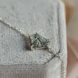 Netradiční náramek s rutilovým křišťálem POLLY Thumbnail