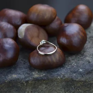 Elegant engagement ring with lab-grown diamond JURO Thumbnail