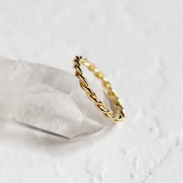 Twisted rope wedding bands VALOS Image