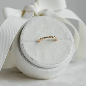 Twisted rope wedding bands VALOS Thumbnail